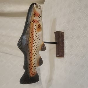 Tabletop Wooden Fish on Stand